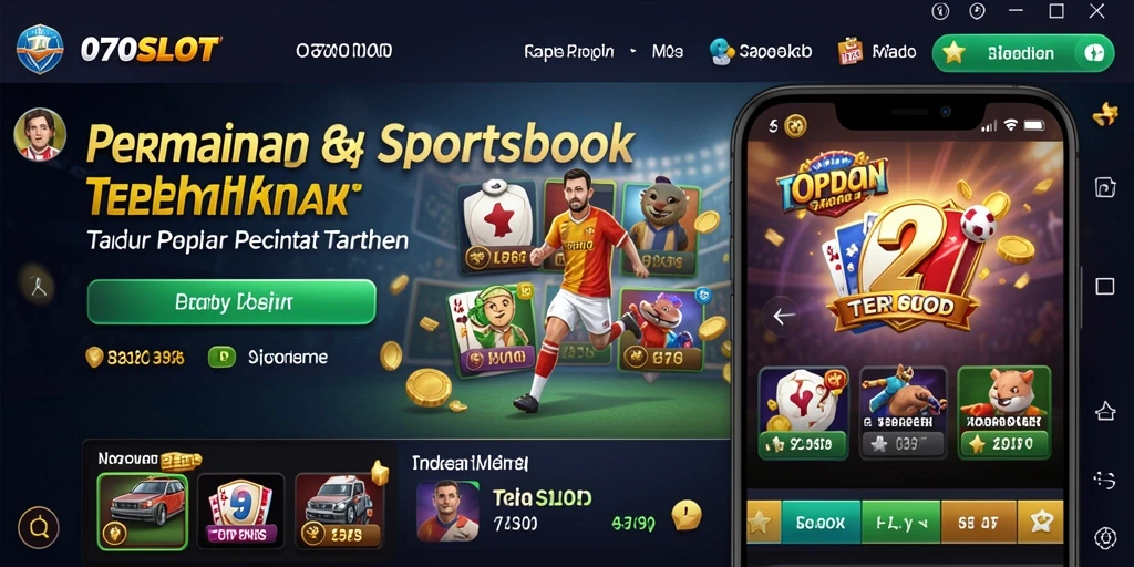 Tampilan gameplay menarik dari 070SLOT dalam taruhan olahraga.