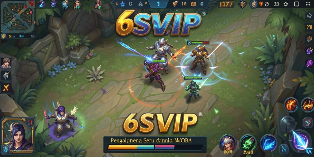 Tampilan gameplay seru dan strategi dalam 6SVIP.