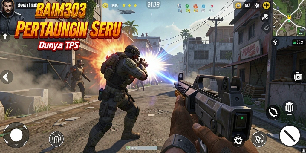 Screenshot menunjukkan aksi menegangkan dan strategi dalam BAIM303.