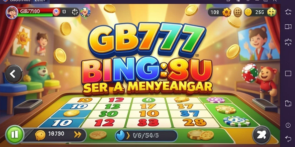 Screenshot gameplay menunjukkan suasana seru dalam permainan Bingo.