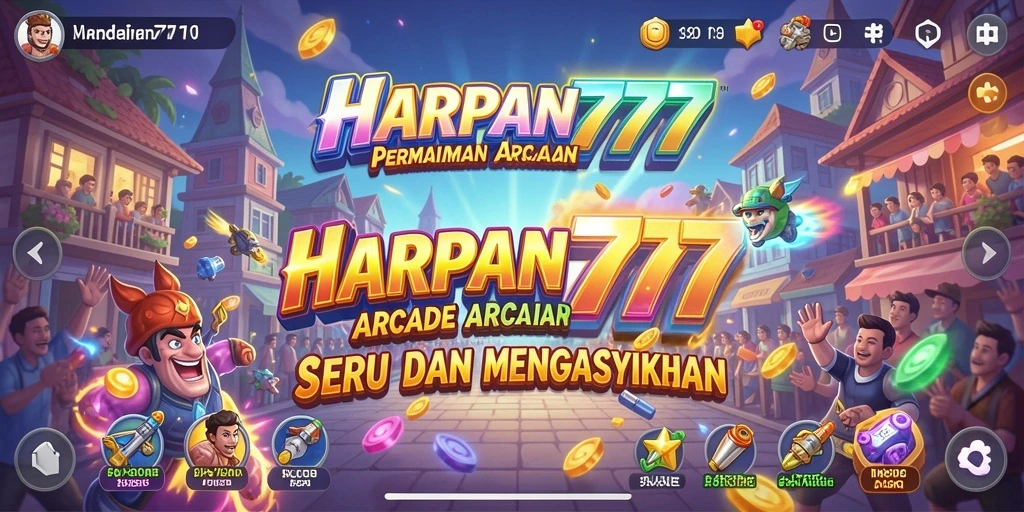 Tampilan gameplay seru dari HARAPAN777 dengan grafik menawan.