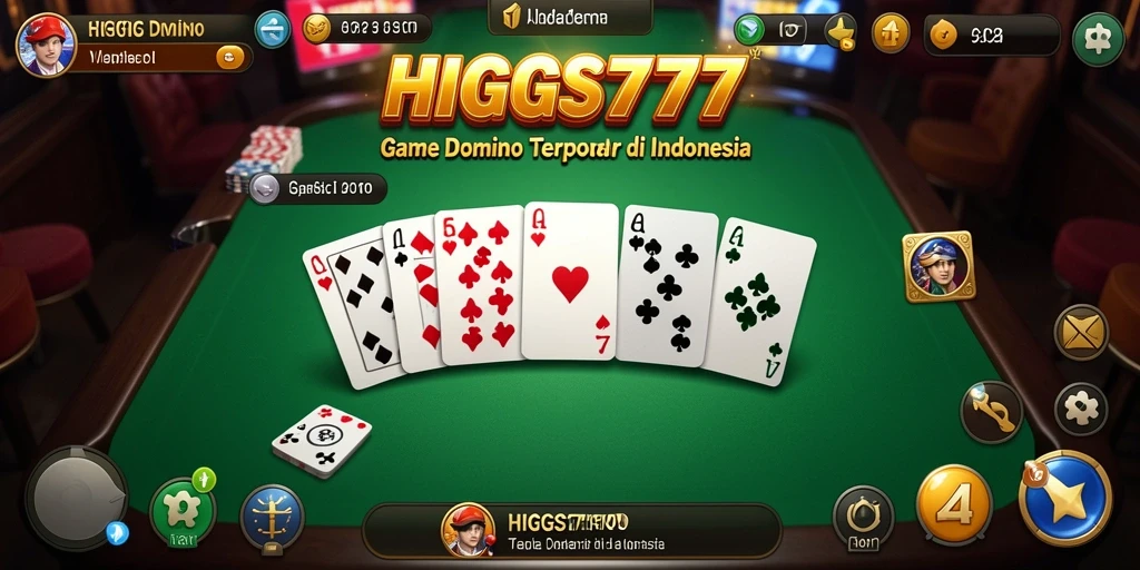 Tampilan gameplay seru dan interaktif di HIGGS777.