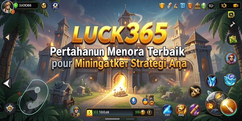 Visual dari gameplay LUCK365 menunjukkan strategi menara yang mendebarkan.
