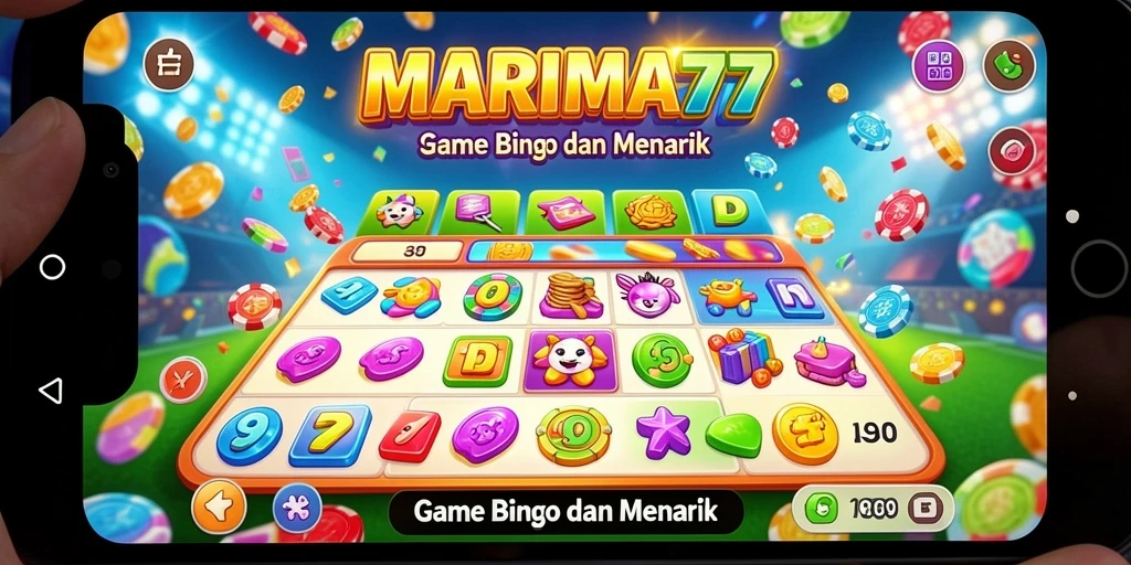 Tampilan screenshot MARIMA77 yang menampilkan suasana permainan Bingo yang seru.