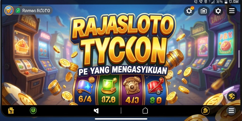 Tampilan gameplay seru dari RAJASLOTO yang menantang.