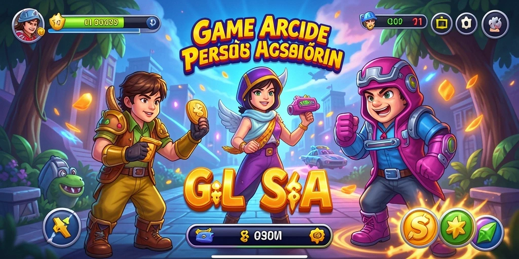 Screenshot V21 menampilkan gameplay Arcade yang menarik dan mendebarkan.
